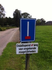 de weg
